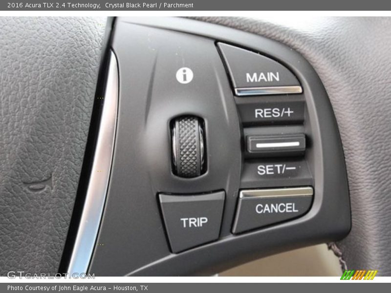 Crystal Black Pearl / Parchment 2016 Acura TLX 2.4 Technology