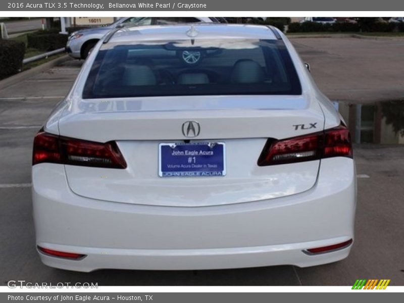 Bellanova White Pearl / Graystone 2016 Acura TLX 3.5 Technology