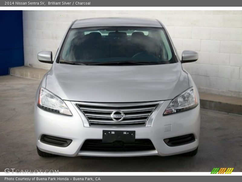 Brilliant Silver / Charcoal 2014 Nissan Sentra SV