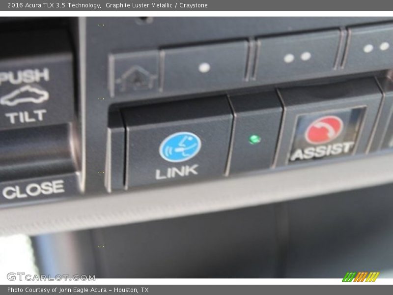 Controls of 2016 TLX 3.5 Technology
