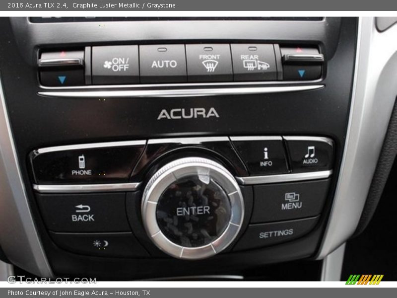 Controls of 2016 TLX 2.4