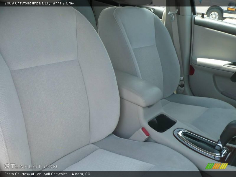 White / Gray 2009 Chevrolet Impala LT