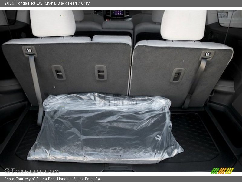 Crystal Black Pearl / Gray 2016 Honda Pilot EX
