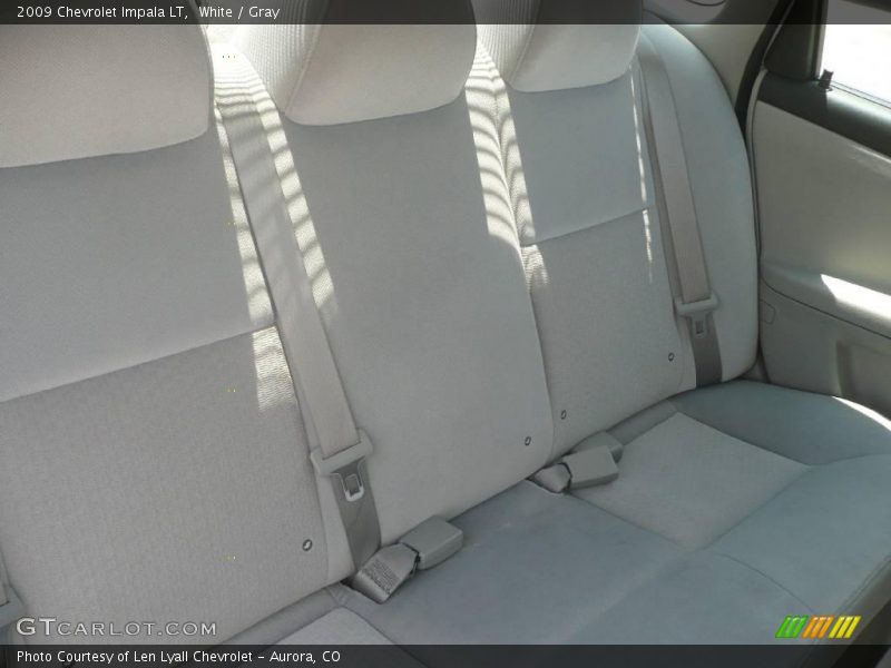 White / Gray 2009 Chevrolet Impala LT
