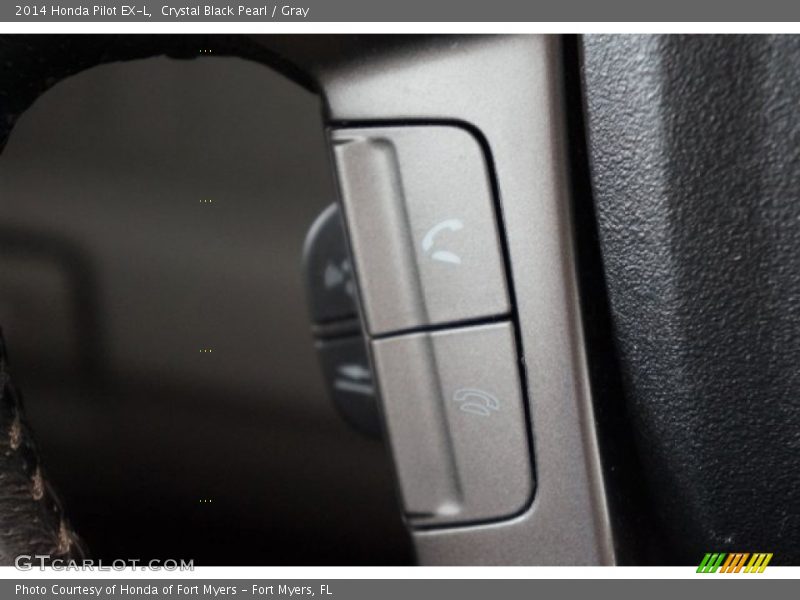 Crystal Black Pearl / Gray 2014 Honda Pilot EX-L
