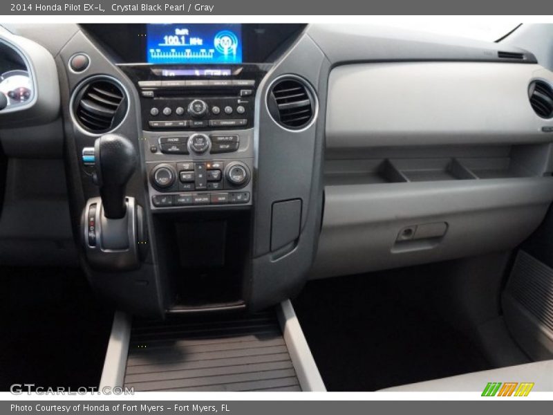 Crystal Black Pearl / Gray 2014 Honda Pilot EX-L