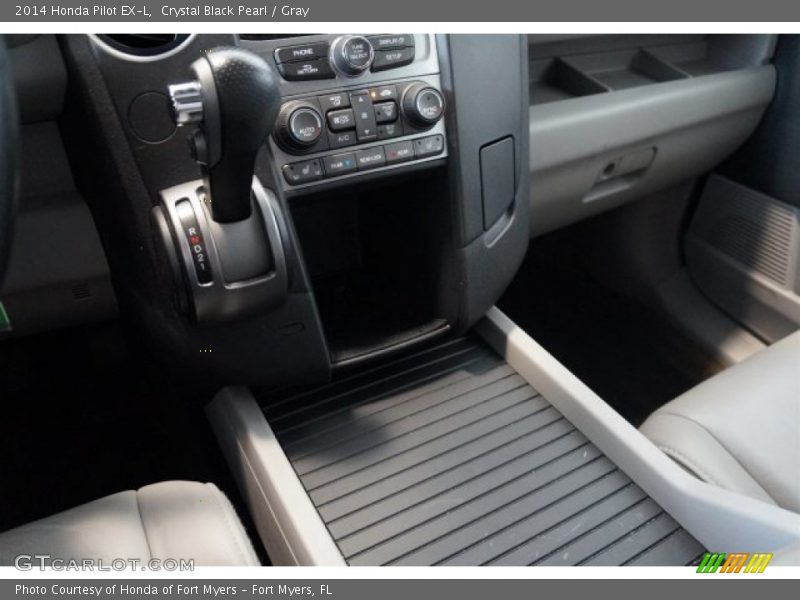 Crystal Black Pearl / Gray 2014 Honda Pilot EX-L
