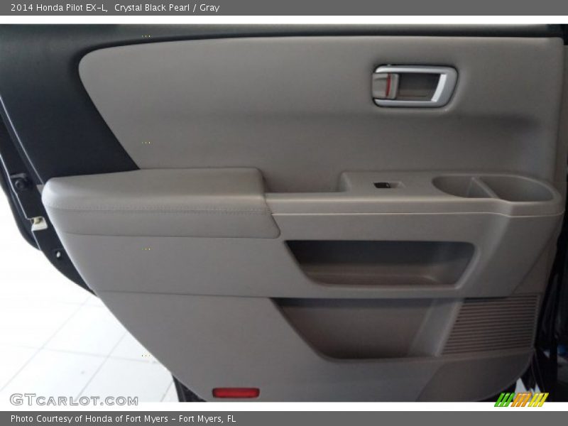 Crystal Black Pearl / Gray 2014 Honda Pilot EX-L