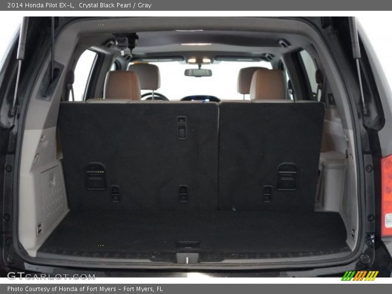 Crystal Black Pearl / Gray 2014 Honda Pilot EX-L