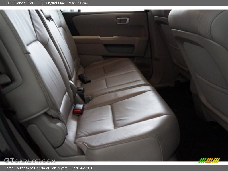 Crystal Black Pearl / Gray 2014 Honda Pilot EX-L