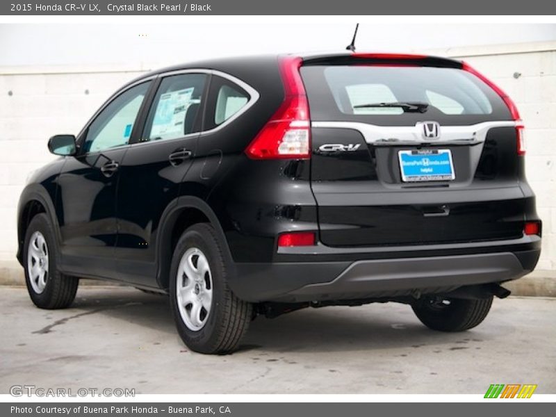 Crystal Black Pearl / Black 2015 Honda CR-V LX