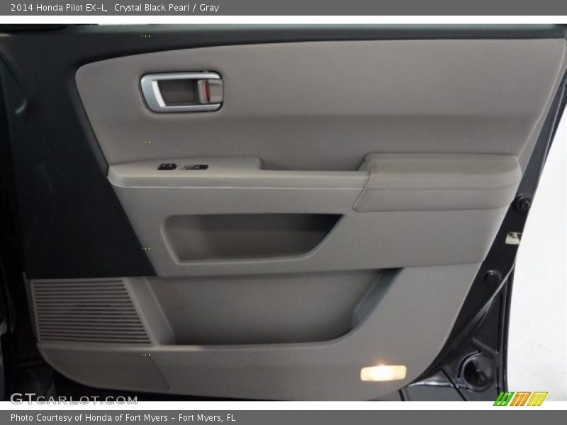 Crystal Black Pearl / Gray 2014 Honda Pilot EX-L