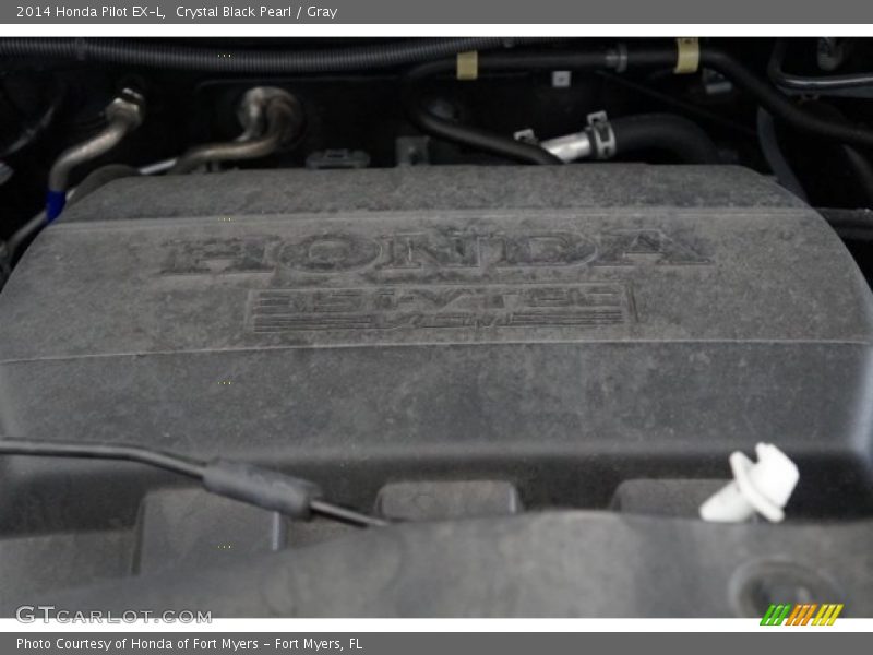 Crystal Black Pearl / Gray 2014 Honda Pilot EX-L