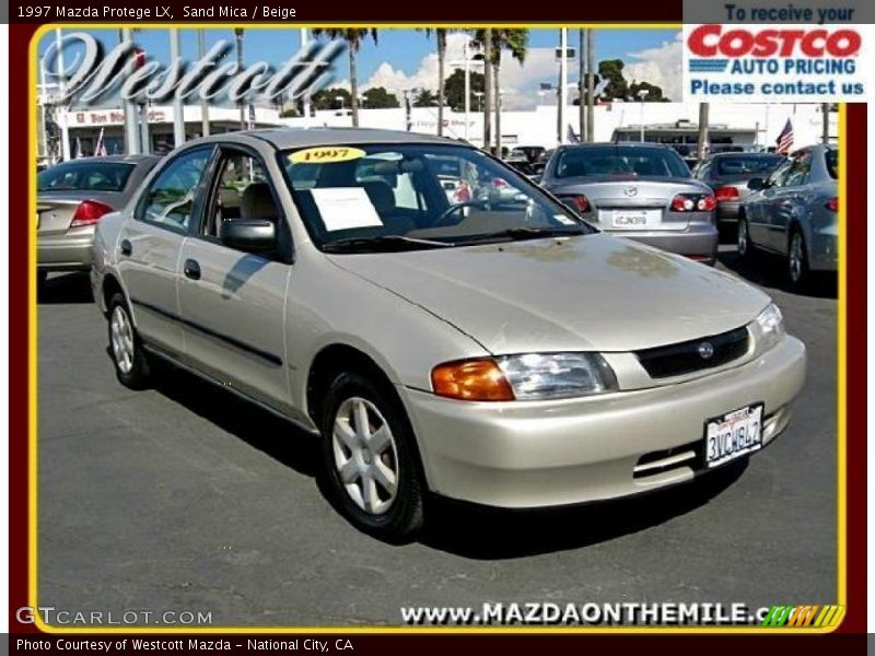 Sand Mica / Beige 1997 Mazda Protege LX