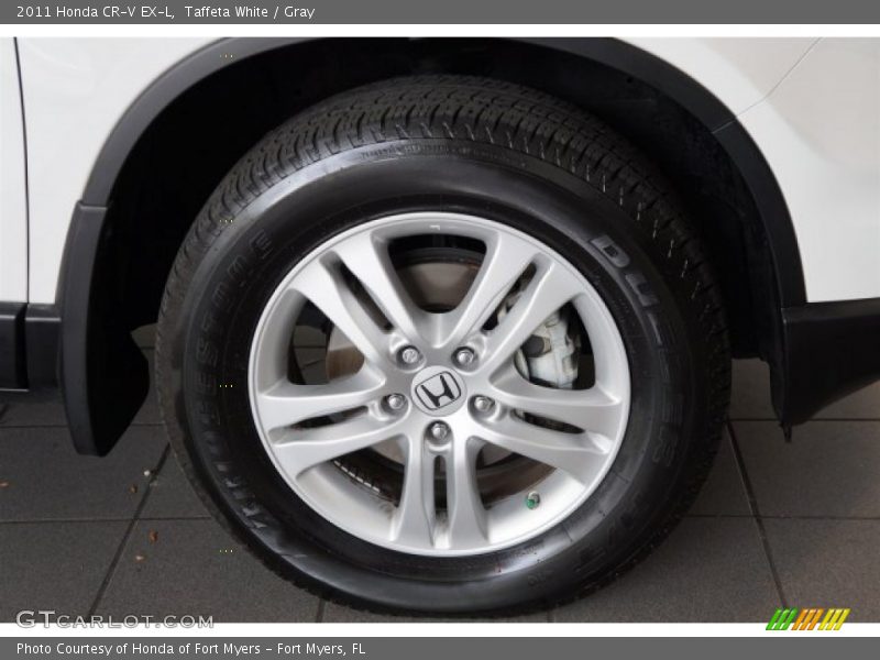 Taffeta White / Gray 2011 Honda CR-V EX-L