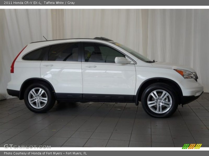 Taffeta White / Gray 2011 Honda CR-V EX-L