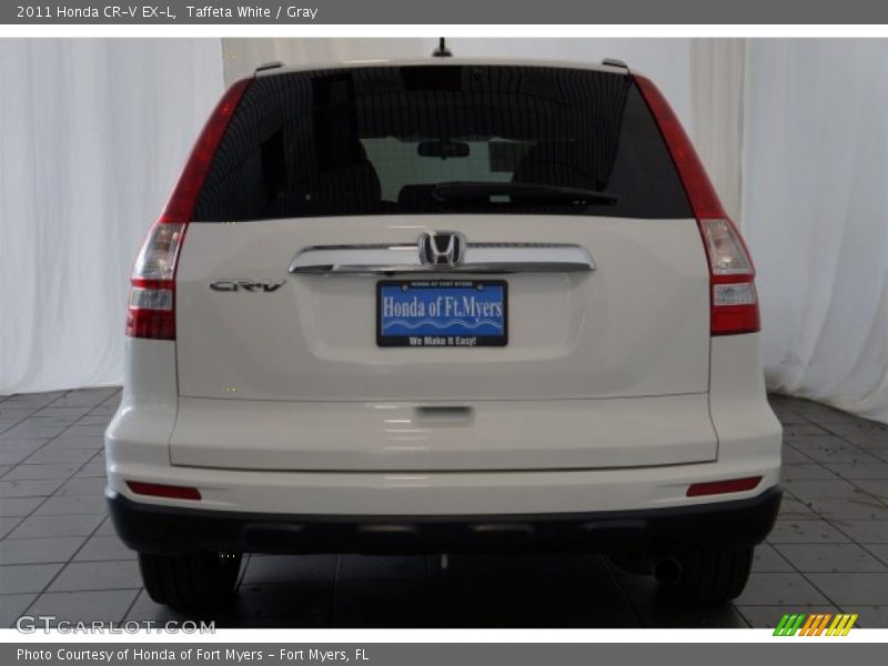 Taffeta White / Gray 2011 Honda CR-V EX-L