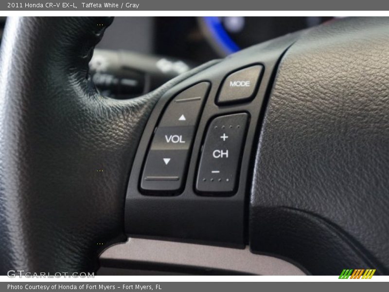 Taffeta White / Gray 2011 Honda CR-V EX-L