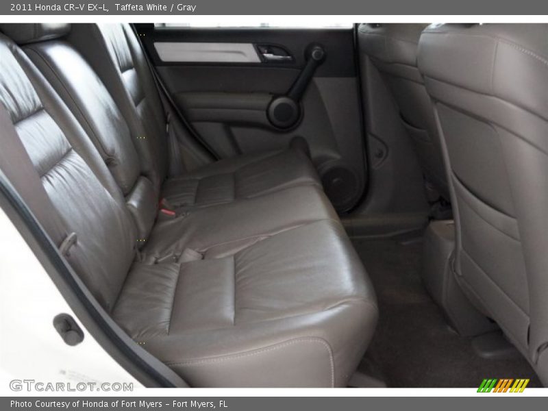 Taffeta White / Gray 2011 Honda CR-V EX-L