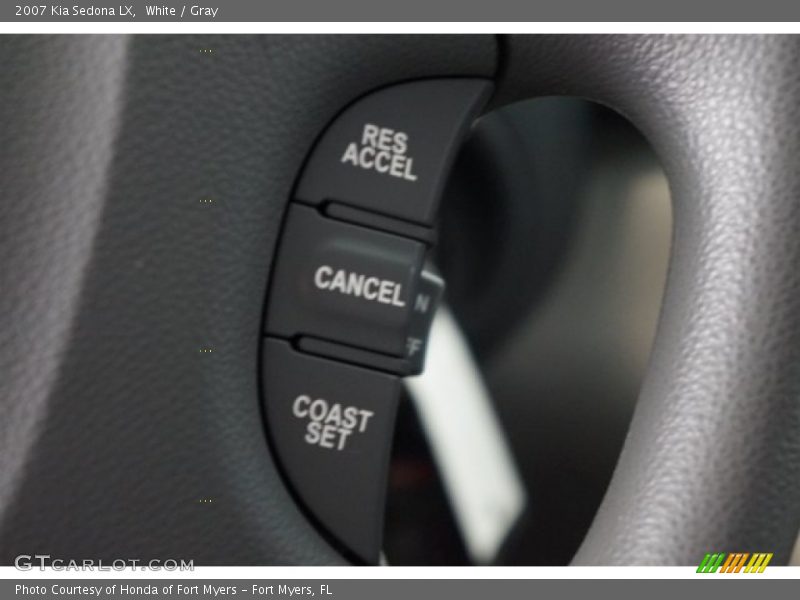 White / Gray 2007 Kia Sedona LX