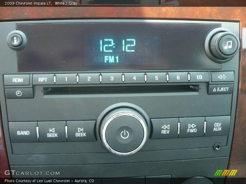 White / Gray 2009 Chevrolet Impala LT