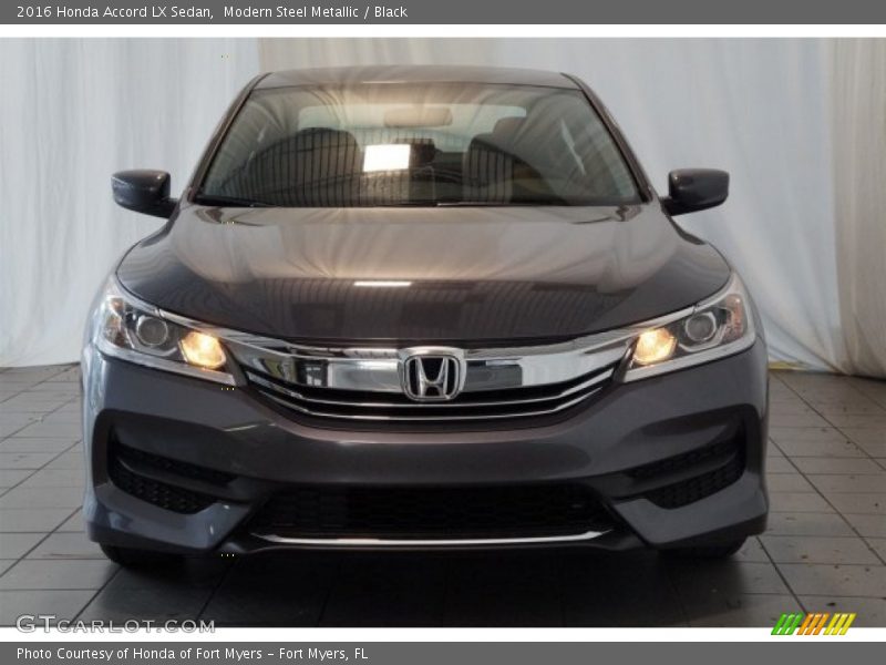 Modern Steel Metallic / Black 2016 Honda Accord LX Sedan