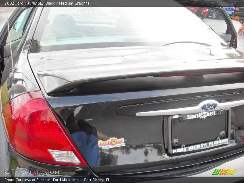 Black / Medium Graphite 2002 Ford Taurus SE