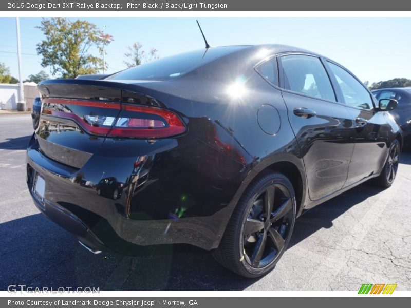 Pitch Black / Black/Light Tungsten 2016 Dodge Dart SXT Rallye Blacktop