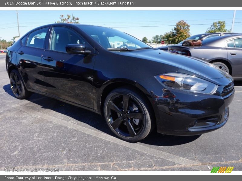 Pitch Black / Black/Light Tungsten 2016 Dodge Dart SXT Rallye Blacktop