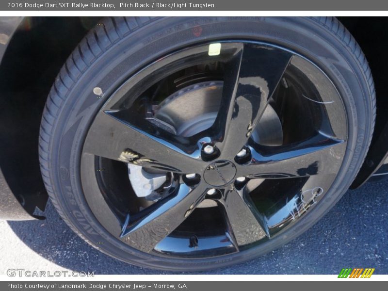 Pitch Black / Black/Light Tungsten 2016 Dodge Dart SXT Rallye Blacktop