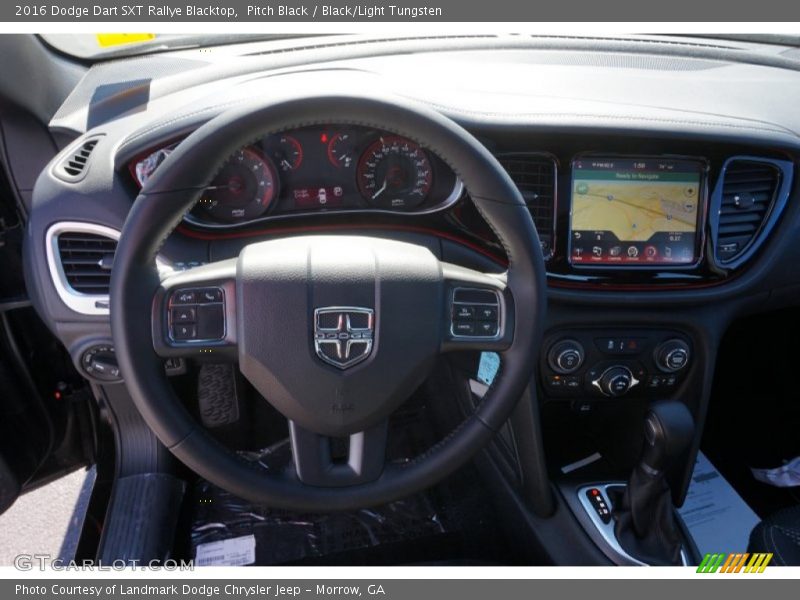 Pitch Black / Black/Light Tungsten 2016 Dodge Dart SXT Rallye Blacktop