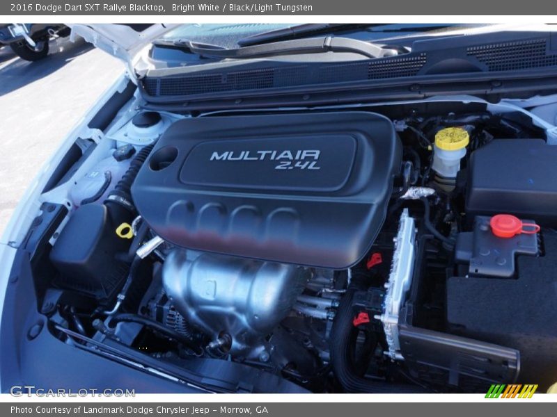 Bright White / Black/Light Tungsten 2016 Dodge Dart SXT Rallye Blacktop