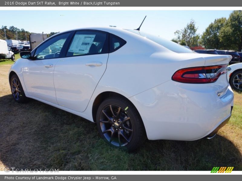 Bright White / Black/Light Tungsten 2016 Dodge Dart SXT Rallye