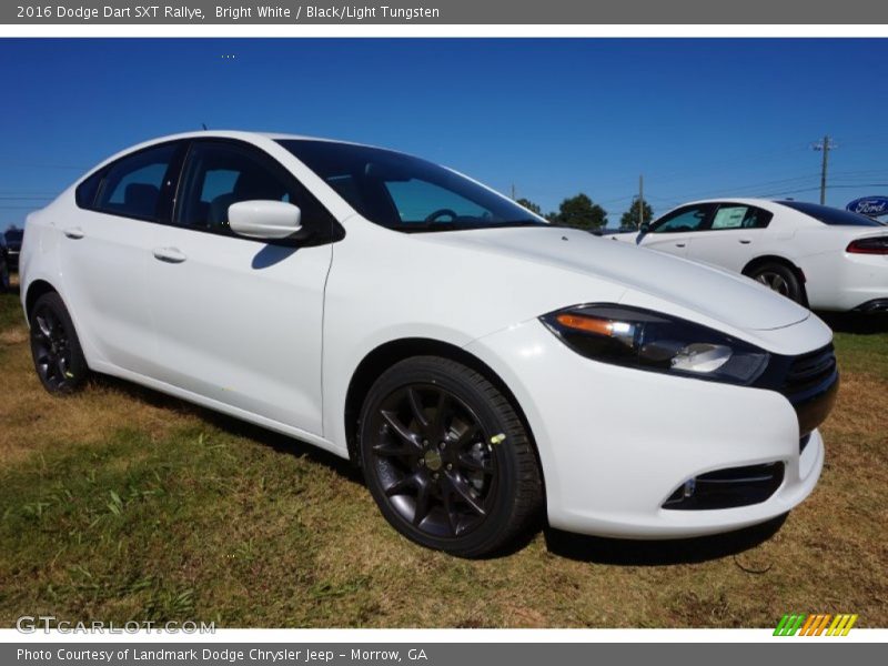 Bright White / Black/Light Tungsten 2016 Dodge Dart SXT Rallye