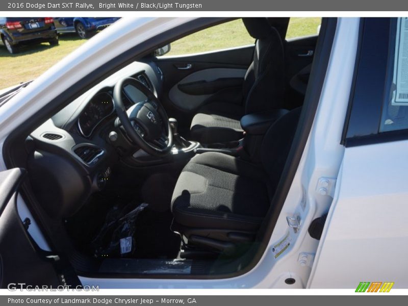 Bright White / Black/Light Tungsten 2016 Dodge Dart SXT Rallye