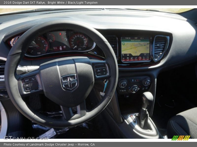 Bright White / Black/Light Tungsten 2016 Dodge Dart SXT Rallye