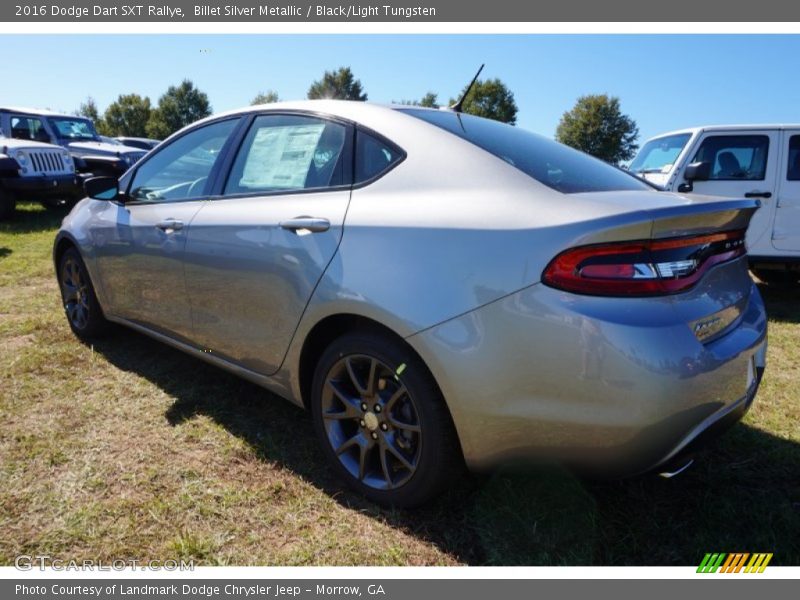 Billet Silver Metallic / Black/Light Tungsten 2016 Dodge Dart SXT Rallye