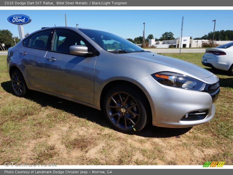 Billet Silver Metallic / Black/Light Tungsten 2016 Dodge Dart SXT Rallye
