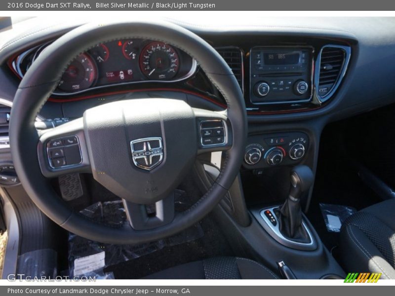 Billet Silver Metallic / Black/Light Tungsten 2016 Dodge Dart SXT Rallye