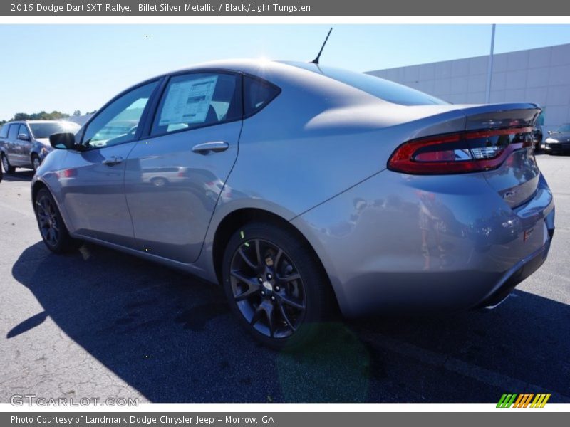 Billet Silver Metallic / Black/Light Tungsten 2016 Dodge Dart SXT Rallye