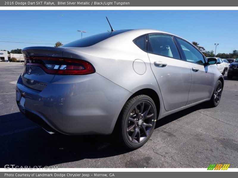 Billet Silver Metallic / Black/Light Tungsten 2016 Dodge Dart SXT Rallye
