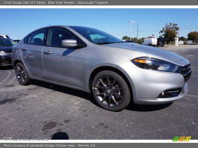 Billet Silver Metallic / Black/Light Tungsten 2016 Dodge Dart SXT Rallye