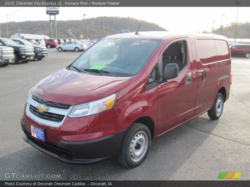 Furnace Red / Medium Pewter 2015 Chevrolet City Express LS