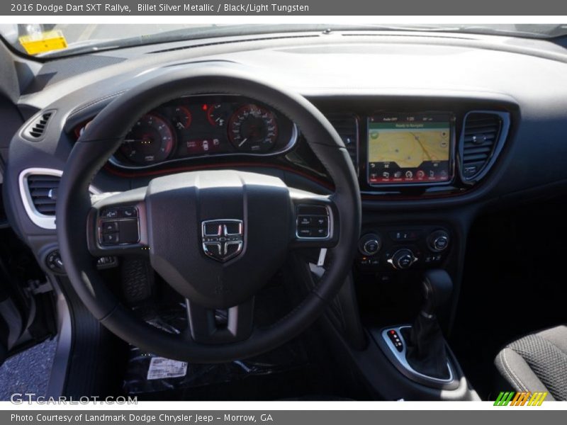 Billet Silver Metallic / Black/Light Tungsten 2016 Dodge Dart SXT Rallye