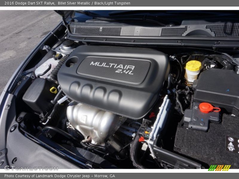 Billet Silver Metallic / Black/Light Tungsten 2016 Dodge Dart SXT Rallye
