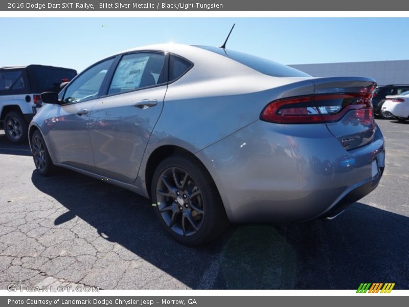Billet Silver Metallic / Black/Light Tungsten 2016 Dodge Dart SXT Rallye