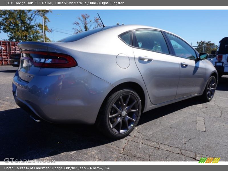 Billet Silver Metallic / Black/Light Tungsten 2016 Dodge Dart SXT Rallye