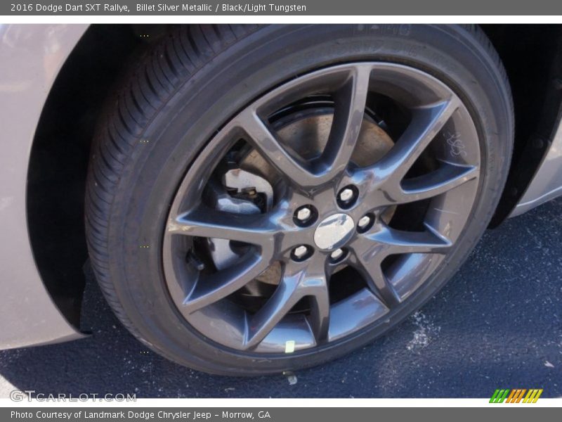 Billet Silver Metallic / Black/Light Tungsten 2016 Dodge Dart SXT Rallye