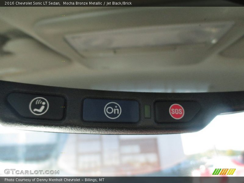 Mocha Bronze Metallic / Jet Black/Brick 2016 Chevrolet Sonic LT Sedan