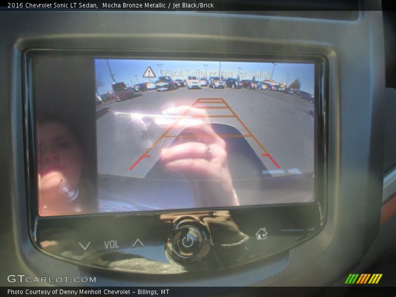 Mocha Bronze Metallic / Jet Black/Brick 2016 Chevrolet Sonic LT Sedan